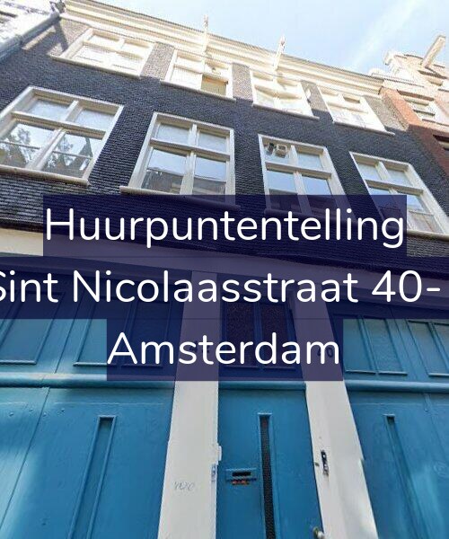 Foto gevel Huurpuntentelling voor Sint Nicolaasstraat 40-1, Amsterdam