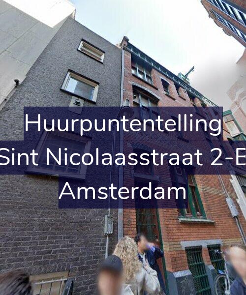 Foto gevel Huurpuntentelling voor Sint Nicolaasstraat 2-B, Amsterdam