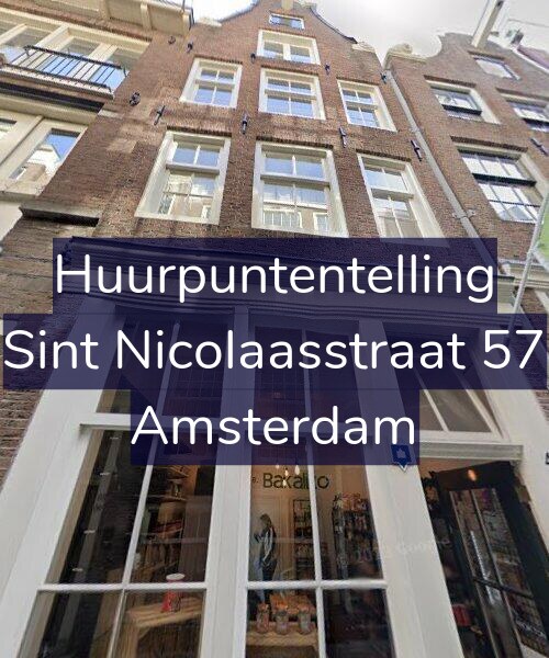 Foto gevel Huurpuntentelling voor Sint Nicolaasstraat 57, Amsterdam