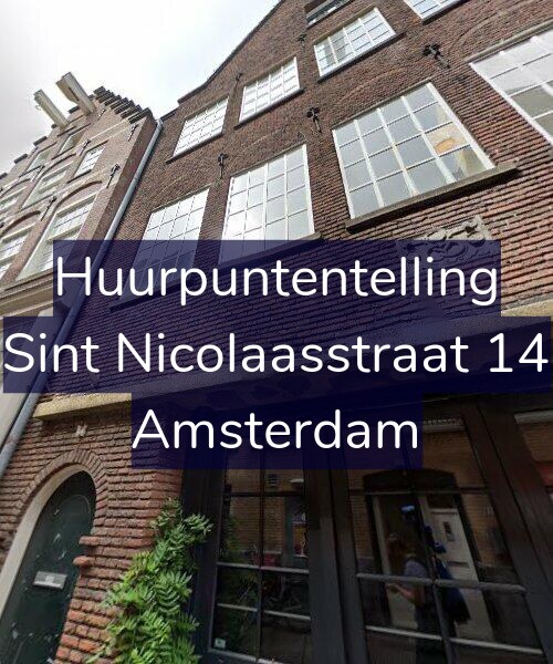 Foto gevel Huurpuntentelling voor Sint Nicolaasstraat 14, Amsterdam