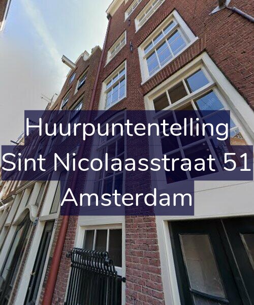 Foto gevel Huurpuntentelling voor Sint Nicolaasstraat 51, Amsterdam