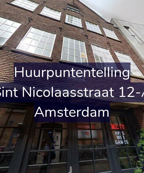 Foto gevel Huurpuntentelling voor Sint Nicolaasstraat 12-A, Amsterdam