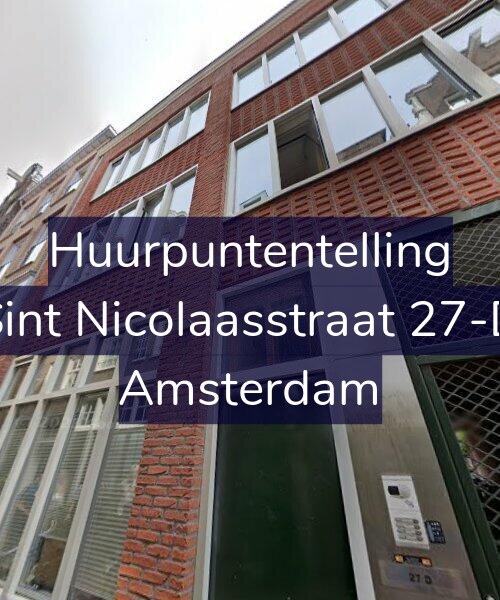 Foto gevel Huurpuntentelling voor Sint Nicolaasstraat 27-D, Amsterdam