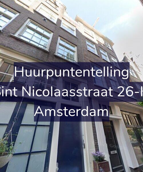 Foto gevel Huurpuntentelling voor Sint Nicolaasstraat 26-H, Amsterdam