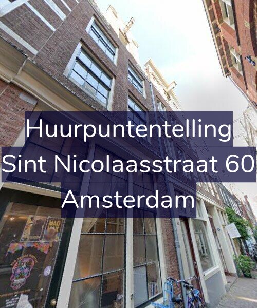 Foto gevel Huurpuntentelling voor Sint Nicolaasstraat 60, Amsterdam