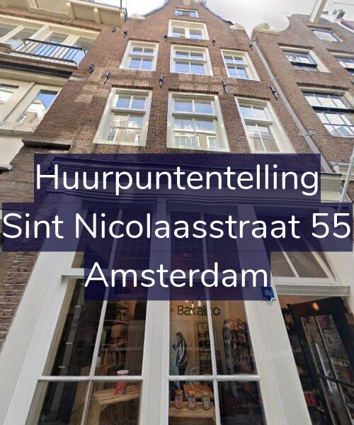 Foto gevel Huurpuntentelling voor Sint Nicolaasstraat 55, Amsterdam