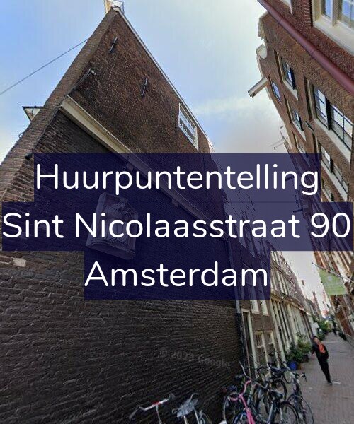 Foto gevel Huurpuntentelling voor Sint Nicolaasstraat 90, Amsterdam