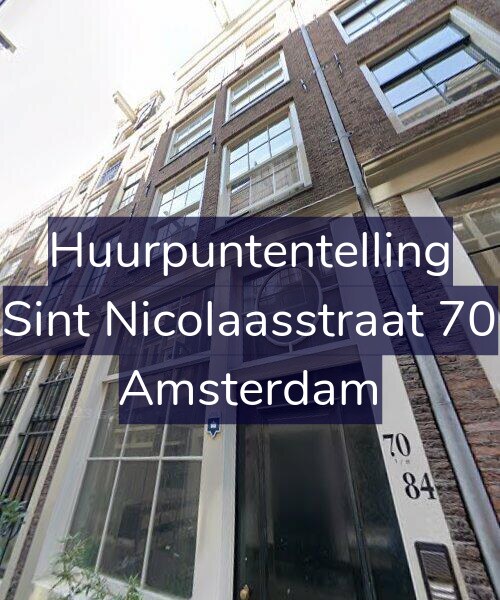 Foto gevel Huurpuntentelling voor Sint Nicolaasstraat 70, Amsterdam
