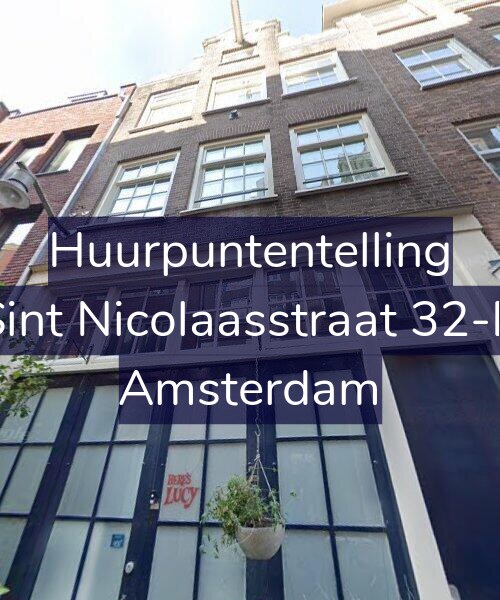 Foto gevel Huurpuntentelling voor Sint Nicolaasstraat 32-B, Amsterdam