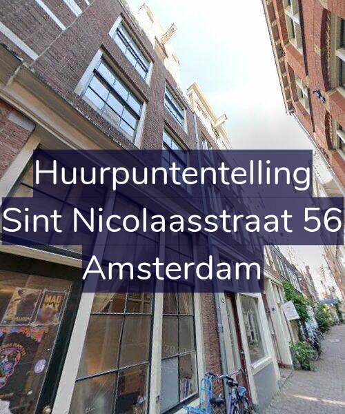 Foto gevel Huurpuntentelling voor Sint Nicolaasstraat 56, Amsterdam