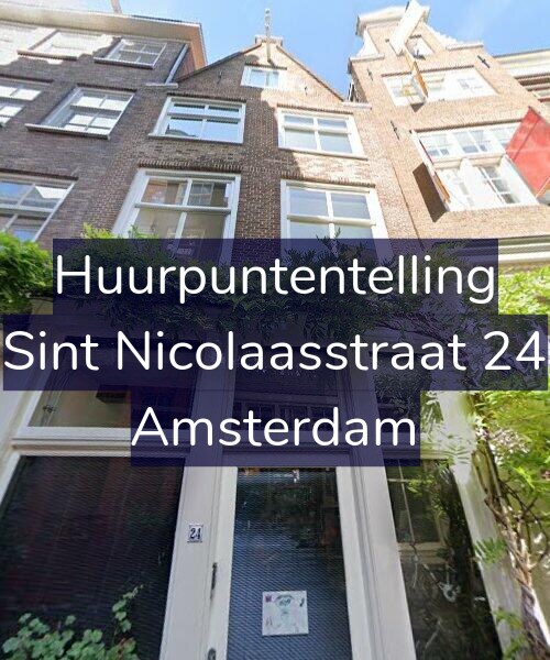 Foto gevel Huurpuntentelling voor Sint Nicolaasstraat 24, Amsterdam