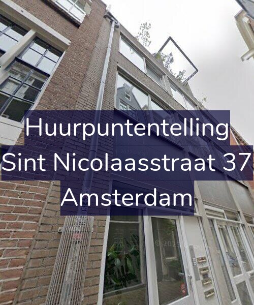 Foto gevel Huurpuntentelling voor Sint Nicolaasstraat 37, Amsterdam