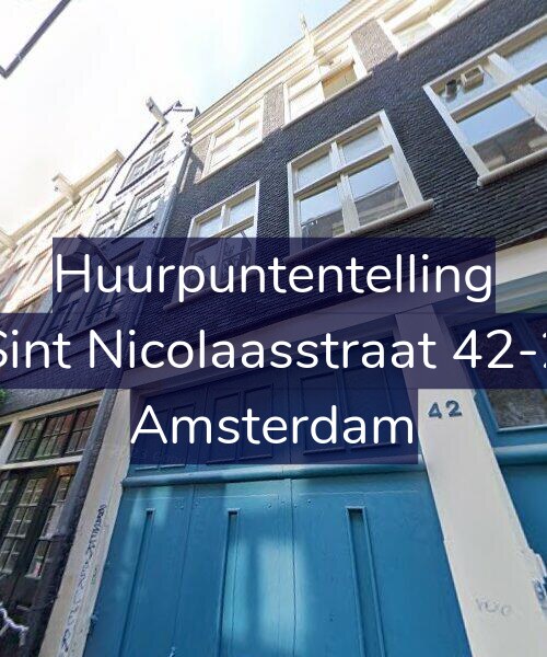 Foto gevel Huurpuntentelling voor Sint Nicolaasstraat 42-2, Amsterdam
