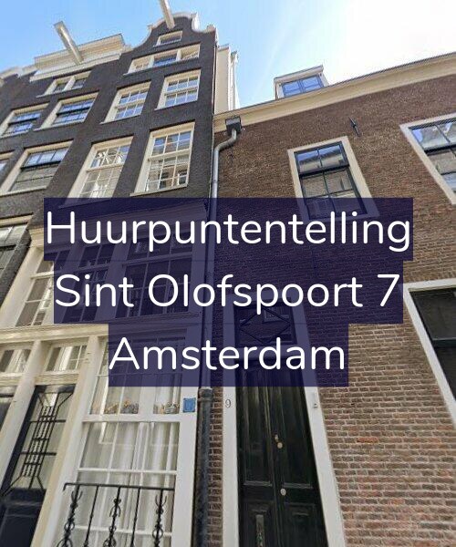 Foto gevel Huurpuntentelling voor Sint Olofspoort 7, Amsterdam