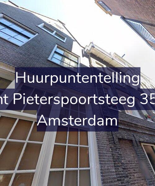 Foto gevel Huurpuntentelling voor Sint Pieterspoortsteeg 35-3, Amsterdam