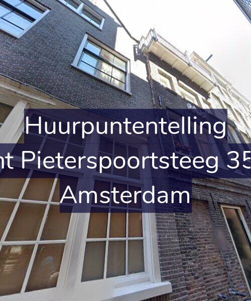 Foto gevel Huurpuntentelling voor Sint Pieterspoortsteeg 35-1, Amsterdam