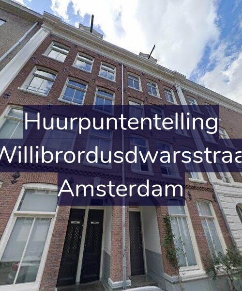 Foto gevel Huurpuntentelling voor Sint Willibrordusdwarsstraat 2-1, Amsterdam
