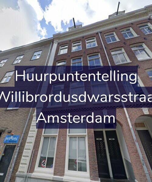 Foto gevel Huurpuntentelling voor Sint Willibrordusdwarsstraat 4-1, Amsterdam