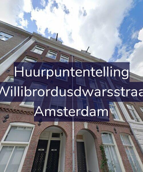 Foto gevel Huurpuntentelling voor Sint Willibrordusdwarsstraat 2-2, Amsterdam