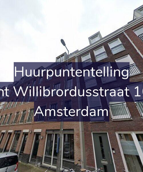 Foto gevel Huurpuntentelling voor Sint Willibrordusstraat 101, Amsterdam