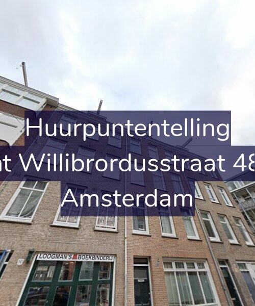 Foto gevel Huurpuntentelling voor Sint Willibrordusstraat 48-2, Amsterdam