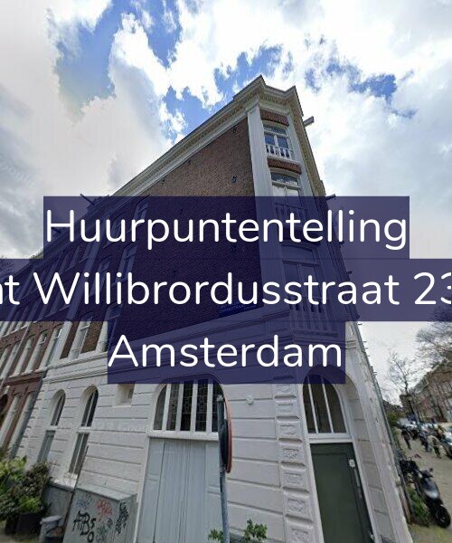 Foto gevel Huurpuntentelling voor Sint Willibrordusstraat 23-1, Amsterdam