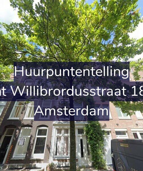 Foto gevel Huurpuntentelling voor Sint Willibrordusstraat 18-1, Amsterdam