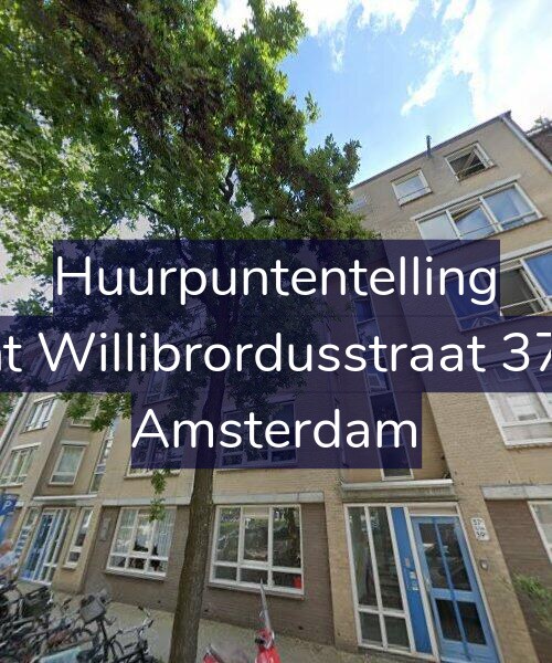 Foto gevel Huurpuntentelling voor Sint Willibrordusstraat 37-B, Amsterdam