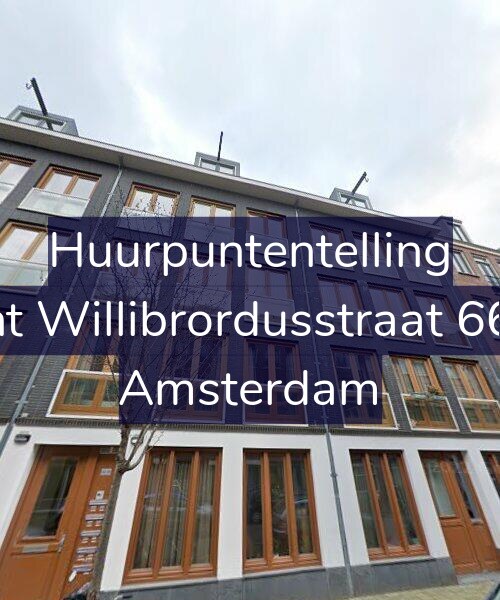 Foto gevel Huurpuntentelling voor Sint Willibrordusstraat 66-F, Amsterdam