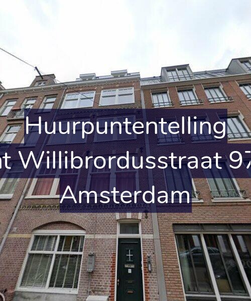 Foto gevel Huurpuntentelling voor Sint Willibrordusstraat 97-2, Amsterdam