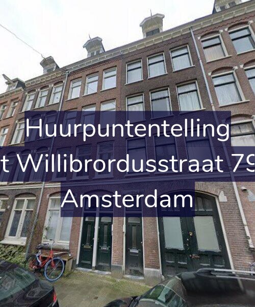 Foto gevel Huurpuntentelling voor Sint Willibrordusstraat 79-H, Amsterdam