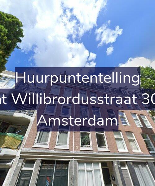 Foto gevel Huurpuntentelling voor Sint Willibrordusstraat 30-3, Amsterdam