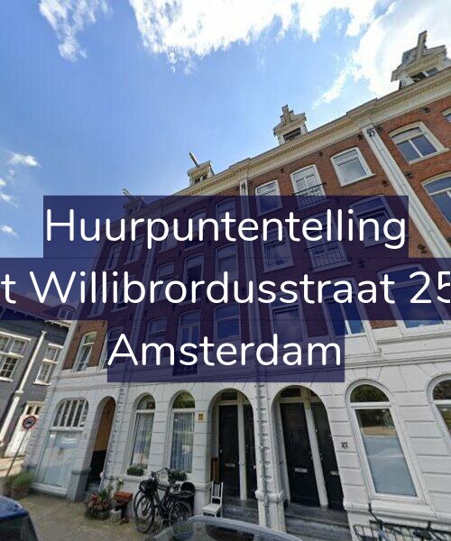 Foto gevel Huurpuntentelling voor Sint Willibrordusstraat 25-H, Amsterdam