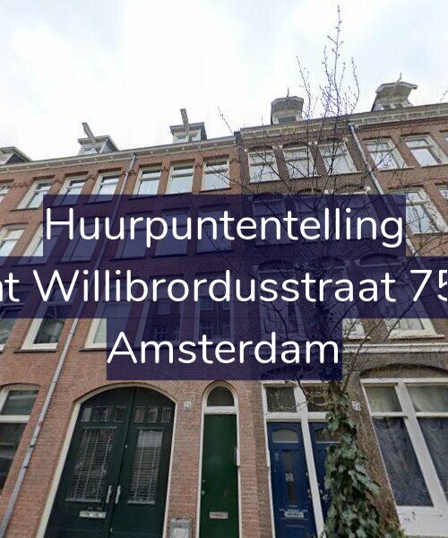 Foto gevel Huurpuntentelling voor Sint Willibrordusstraat 75-1, Amsterdam