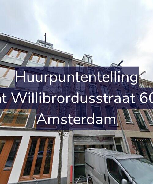Foto gevel Huurpuntentelling voor Sint Willibrordusstraat 60-3, Amsterdam