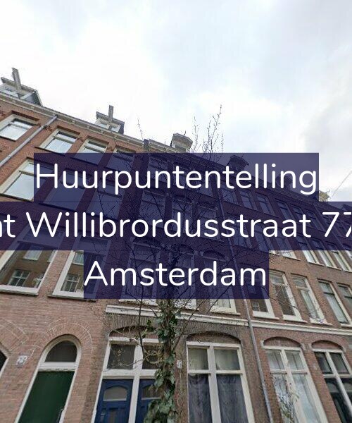 Foto gevel Huurpuntentelling voor Sint Willibrordusstraat 77-2, Amsterdam