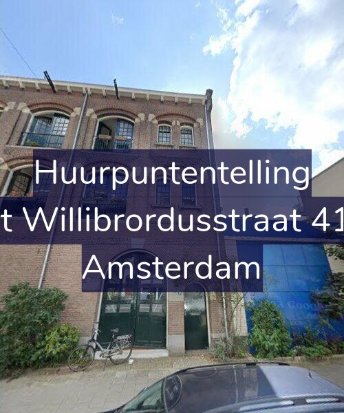 Foto gevel Huurpuntentelling voor Sint Willibrordusstraat 41-H, Amsterdam