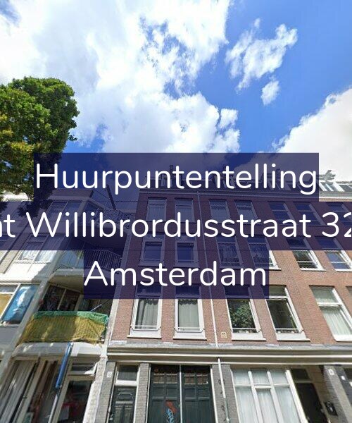 Foto gevel Huurpuntentelling voor Sint Willibrordusstraat 32-3, Amsterdam