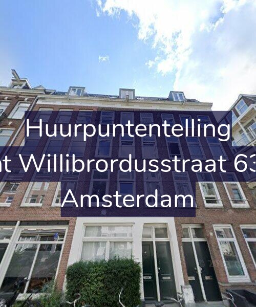 Foto gevel Huurpuntentelling voor Sint Willibrordusstraat 63-1, Amsterdam