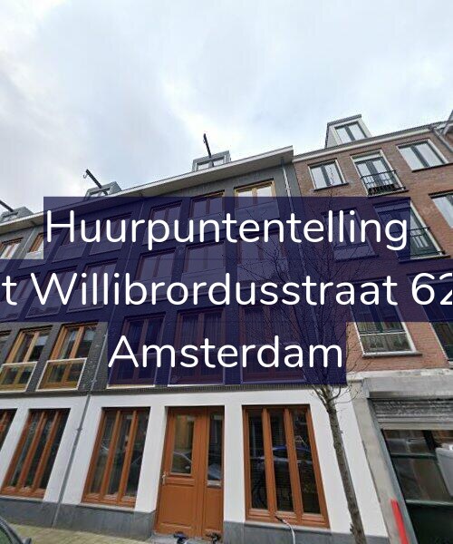 Foto gevel Huurpuntentelling voor Sint Willibrordusstraat 62-A, Amsterdam