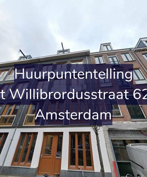 Foto gevel Huurpuntentelling voor Sint Willibrordusstraat 62-D, Amsterdam
