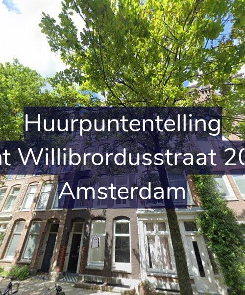 Foto gevel Huurpuntentelling voor Sint Willibrordusstraat 20-1, Amsterdam