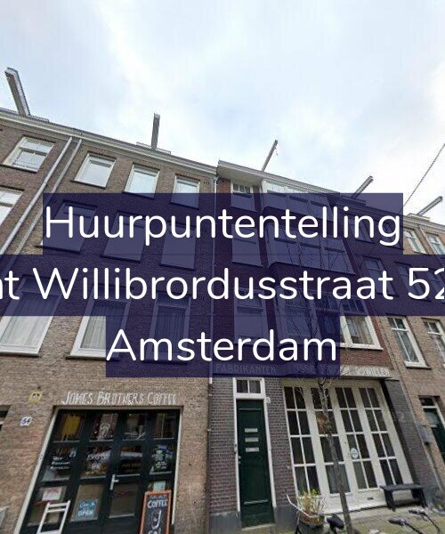 Foto gevel Huurpuntentelling voor Sint Willibrordusstraat 52-2, Amsterdam