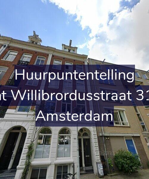 Foto gevel Huurpuntentelling voor Sint Willibrordusstraat 31-1, Amsterdam