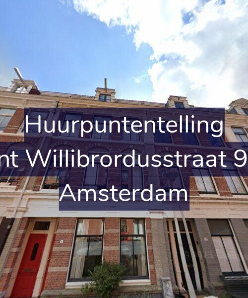 Foto gevel Huurpuntentelling voor Sint Willibrordusstraat 9-1, Amsterdam