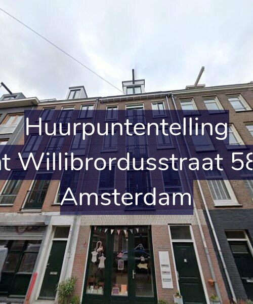 Foto gevel Huurpuntentelling voor Sint Willibrordusstraat 58-K, Amsterdam