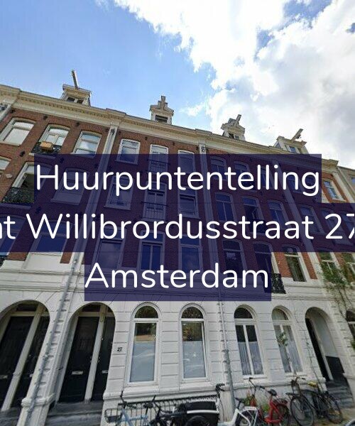 Foto gevel Huurpuntentelling voor Sint Willibrordusstraat 27-4, Amsterdam
