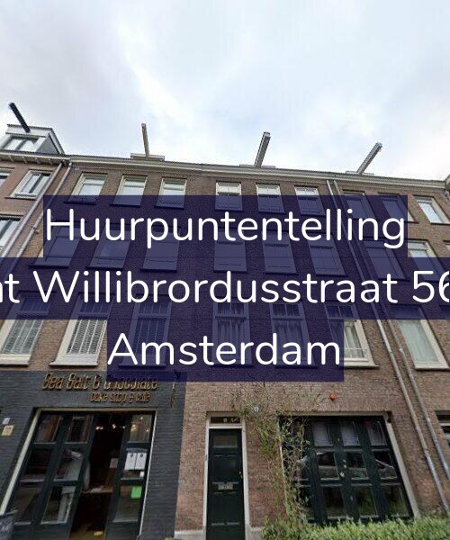 Foto gevel Huurpuntentelling voor Sint Willibrordusstraat 56-1, Amsterdam