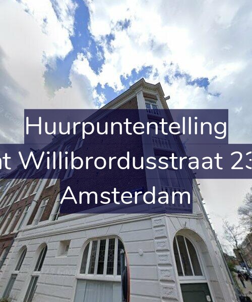 Foto gevel Huurpuntentelling voor Sint Willibrordusstraat 23-3, Amsterdam