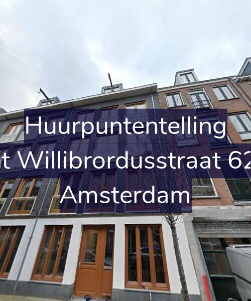 Foto gevel Huurpuntentelling voor Sint Willibrordusstraat 62-C, Amsterdam